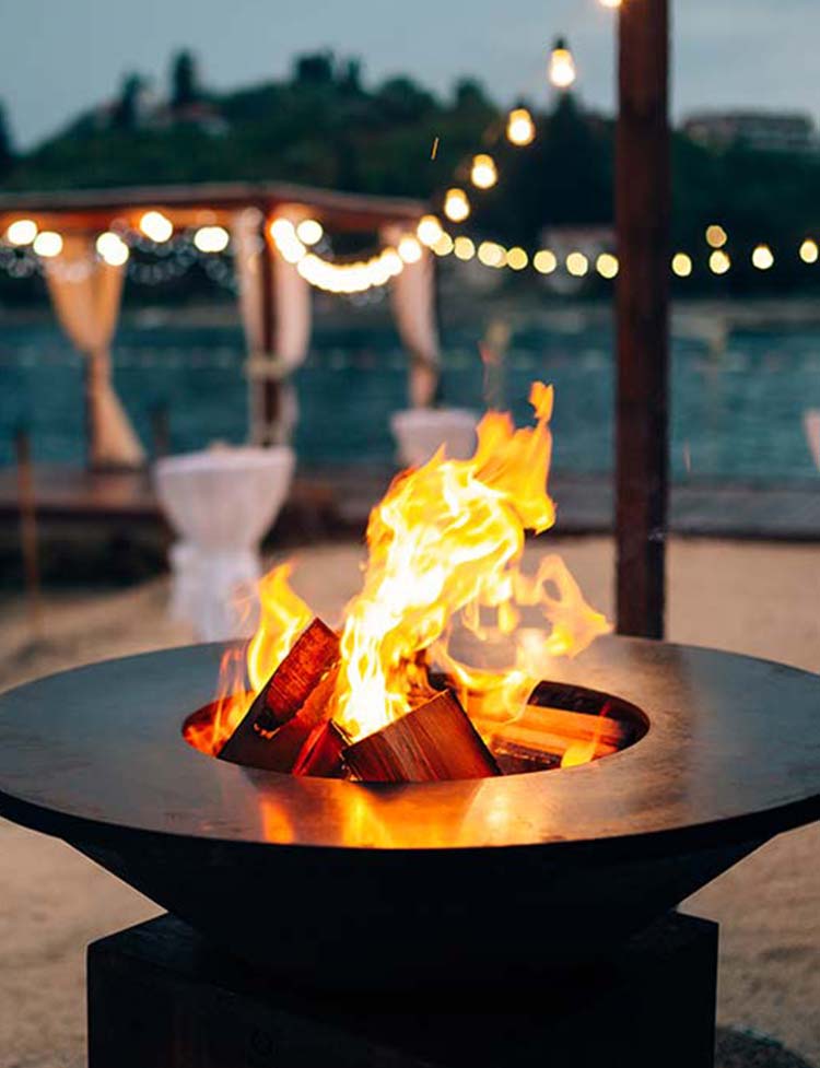 Outdoor Fire Pit Installation